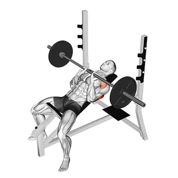 Barbell Incline Close Grip Bench Press